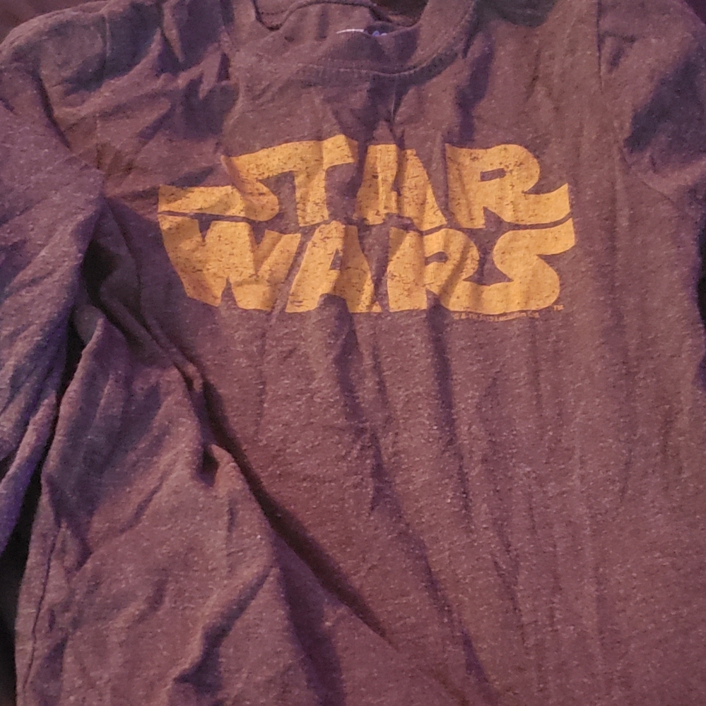 Boys Classic Star Wars logo long-sleeved tee